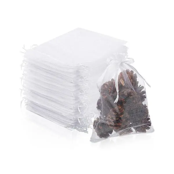 Large 7" x 9" Organza Bags (200 Pack)