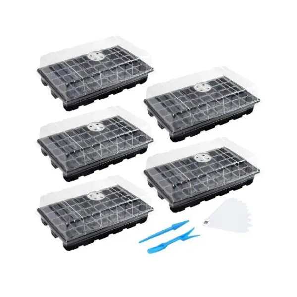 MIXC 40-Cell Seed Starting Trays (5-Pack)